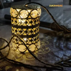 Moonlight Lamp Set Of Moonlight , Crystal Lamp , Jute Rope 