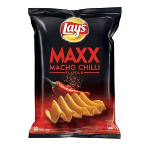 Lays Max Macho Chilli Flavour (22.5g, Pack of 10)
