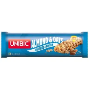 Unibic Almond & Oats High Fiber Protein Chocolate Bar (30g)