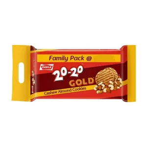 Parle 20-20 Gold Cashew Almond Cookies (600g)