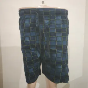 Mercerised Printed Bermuda With Zip M

