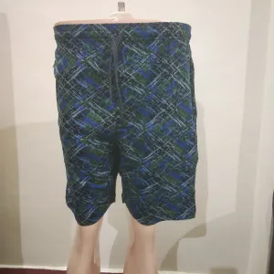 Mercerised Printed Bermuda With Zip M

