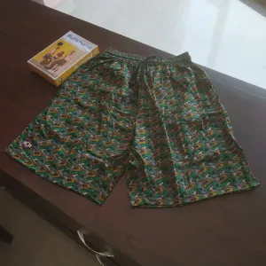 Mercerised Printed Bermuda With Zip

L