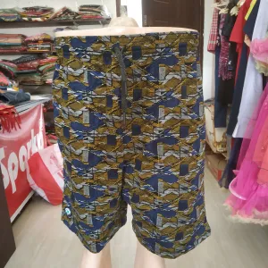 Mercerised Printed Bermuda With Zip

XL