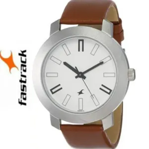 Fastrack Casual Analog White Dial Men's Watch NK3120SL01