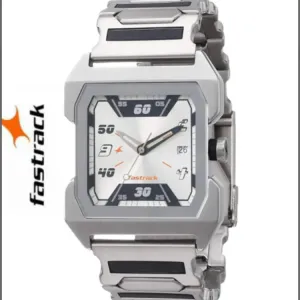 Fastrack Party Wear Silver Dial Analog Mens Watch For Men NK1474SM01