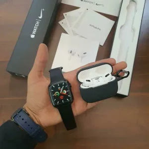 Iwatch series 6 44mm Full Screen Display + Airpods pro Master copy combo