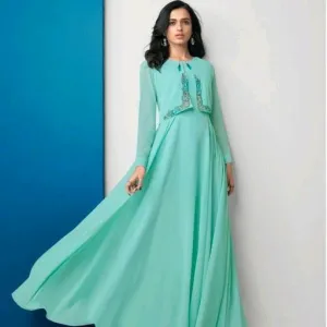Women solid gown