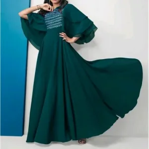 Solid gown