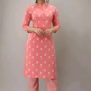 Women printed kurtha set