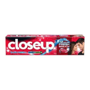 Closeup Red Hot Anti Germ Toothpaste