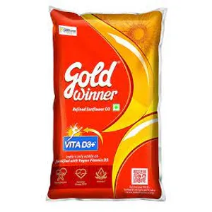 Gold winner Refined Sunflower Oil 1 L