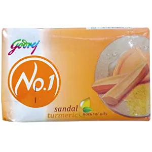 Godrej No.1 Sandal & Turmeric Soap 100 g (Pack of 4)

