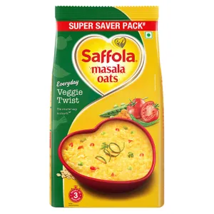 Saffola Masala Oats Veggie Twist 500g