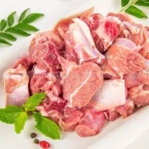 Fresh Mutton with Bone 500gm