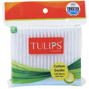Tulips Cotton Buds 100pc Buy 2 gate 1 free