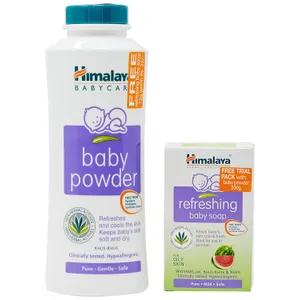 Himalaya Baby Powder 200g (Baby Soap Free)