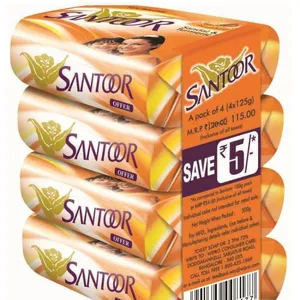 Santoor 4 Pic Set 125g