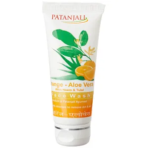 Patanjali Orange Aloe vera Face Wash 60g