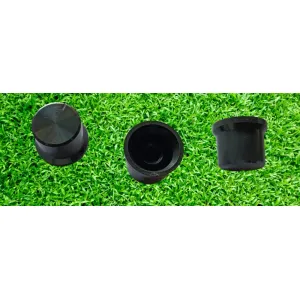 20 MM ABS KNOBS BLACK
