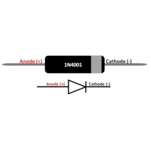 IN4001 diode 100piece