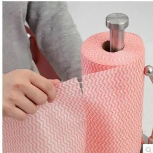 1601 NON WOOVEN FABRIC DISPOSABLE HANDY WIPE CLEANING CLOTH ROLL (1PC)