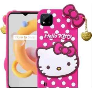 Hello Kitty Back Cover for C11 2021 Soft silicon Case Cover for girls Phone