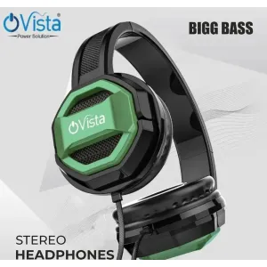 Ovista Over Ear Wired Headphones, Ergonomic Headset with Deep Bass