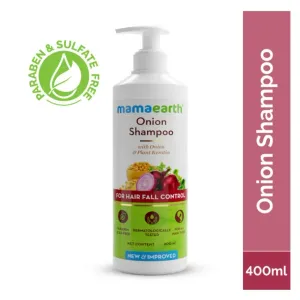 Mamaearth Onion Shampoo For Hair Fall Control & Hair Growth