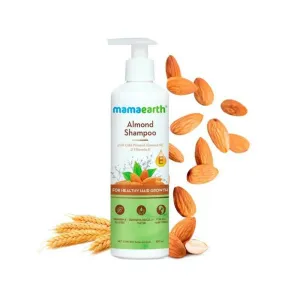 Mamaearth Almond Shampoo with cold pressed almond oil & vitamin E