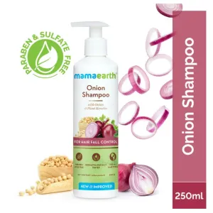 Mamaearth Onion Shampoo For Hair Fall Control & Hair Growth
