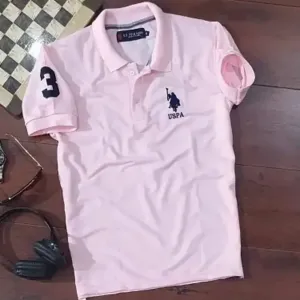 Mens Polycotton Polo Collar T-Shirt
