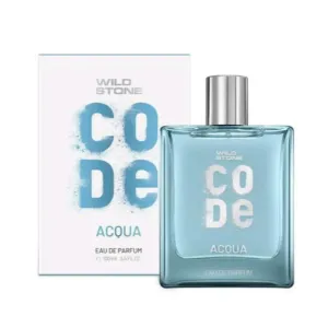 Wild Stone CODE Acqua Eau De Parfum for Men, 100ml|Luxury Long Lasting Perfume