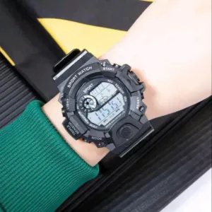 Army Kids-Boys Black Rubber Casual Sports Watches