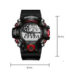 Army Kids-Boys Black Rubber Casual Sports Watches