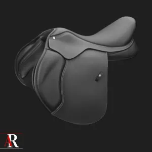 Black jumping saddle