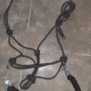 Rope holter with lead