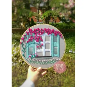 Hoop embroidery design