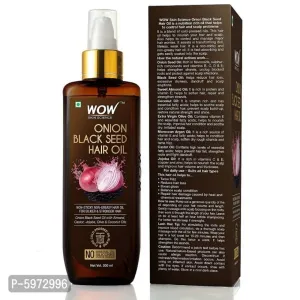 Wow Skin Science Onion Hair oil with black seed oil extracts