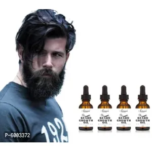Scissors Professional Beard Growth Oil- Pack of 4
