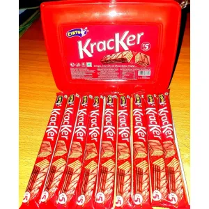 Cintu Kracker Wafer Chocolate 20 Gm, Pack Of 1) (Set Of 40) (MRP 5.00 Rs)
