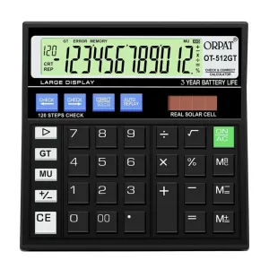 ORPAT Ct-512 BK Scientific Calculator 