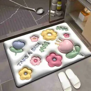 3D Water Absorption Bath/Door Mat