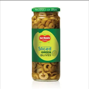 Del Monte sliced green olives 450g