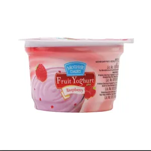 Mother Dairy Raspberry yoghurt  100g