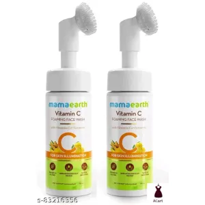 MAMA EARTH Vitamin C Foaming Face Wash with Vitamin C and Turmeric for Skin Illumination

