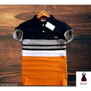 SUMMK Men's POLO T-shirt