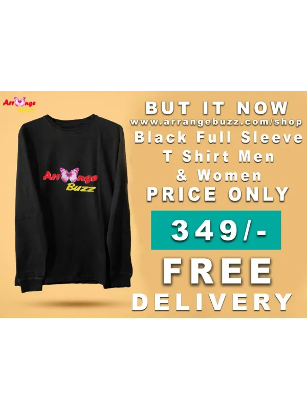 Men & Women Full Sleeve T Shirt