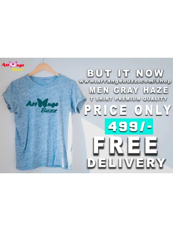 Men GRAY Haze T Shirt