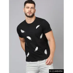 Men's Cotton Printed T-shirt